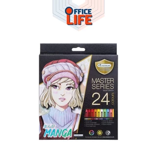 Master Art (มาสเตอร์อาร์ต) สีไม้ รุ่น มังงะ MANGA แบบ 12 สี / 24 สี / 36 สี / 50 สี ( 1 กล่อง )