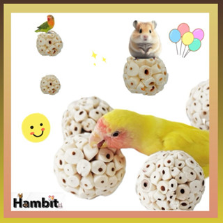 Hambit. ของเล่นนกแก้ว ของเล่นแฮมเตอร์ สำหรับแทะเล่น ทำจากพืช…