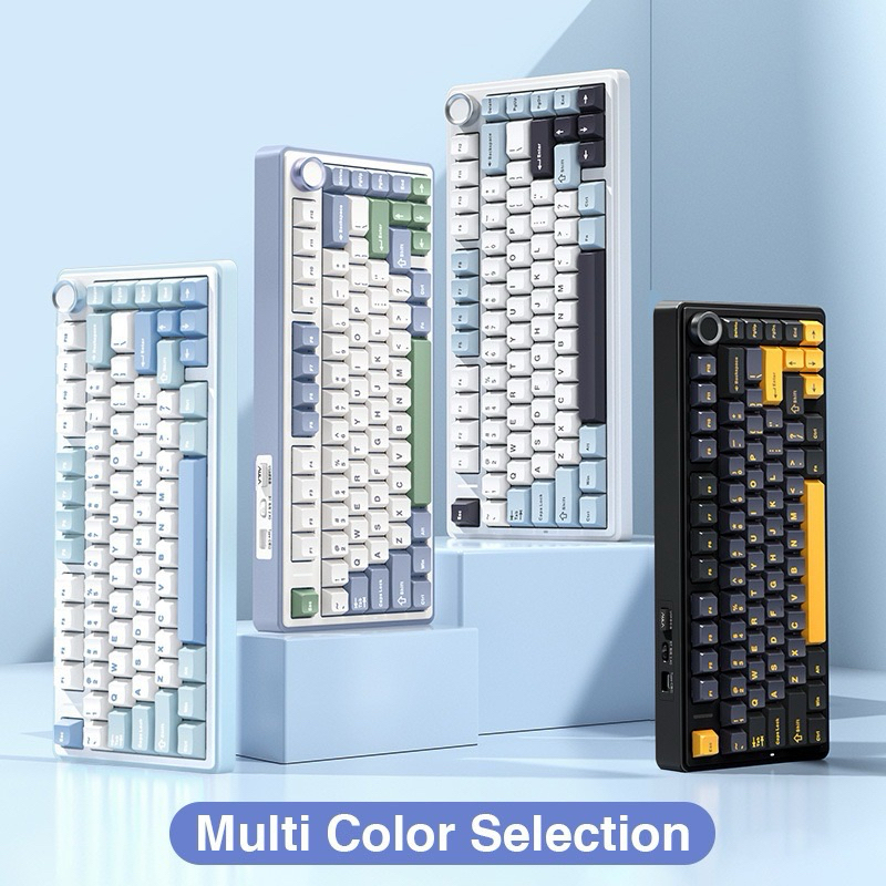 คีย์บอร์ดไร้สาย - AULA F75 - Gasket Mechanical Keyboard คีย์ไทย รับประกัน 2 ปี