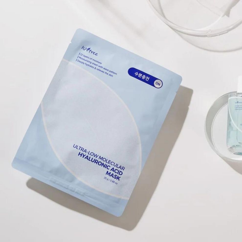 แท้💯พร้อมส่ง Isntree Ultra-Low Molecular Hyaluronic Acid Mask 25g มาส์กไฮยาหน้าอิ่มน้ำ
