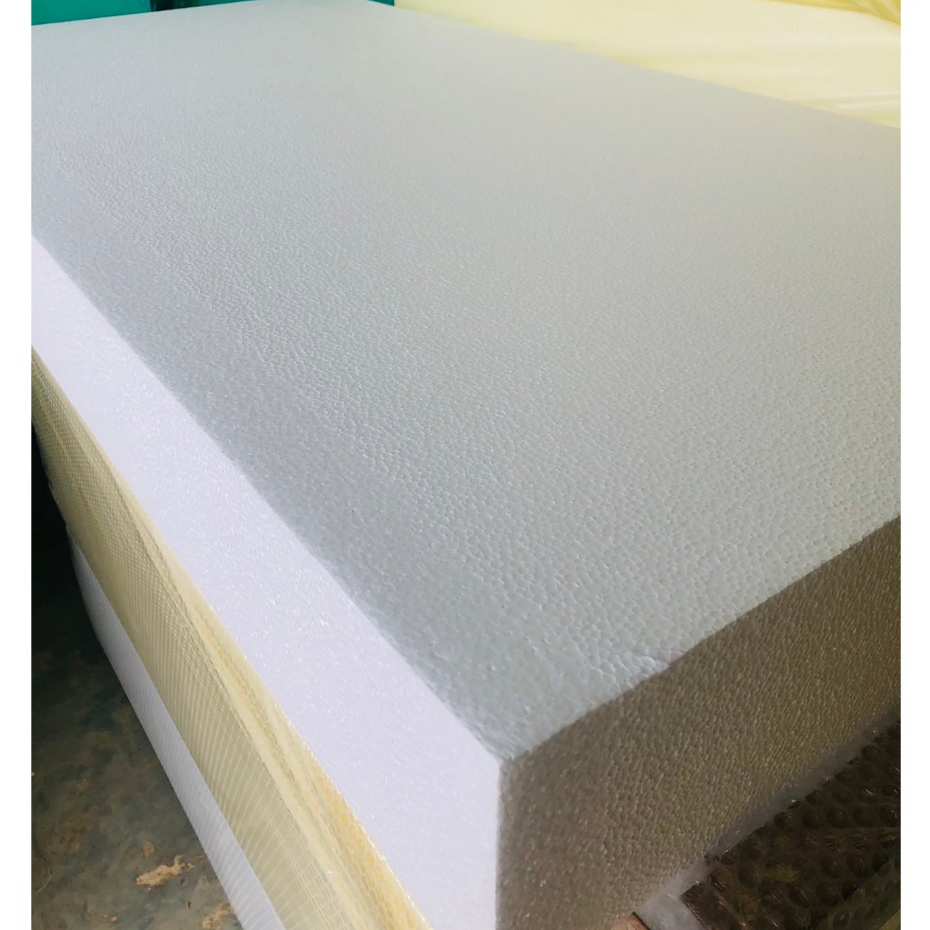 EPS Foam เกรดไม่ลามไฟ F Grade (ความหนาแน่น 1 ปอนด์) โฟมกันร้อน ขนาด 60 x 120cm ความหนา 5 นิ้ว ราคา 390 บาท/แผ่น
