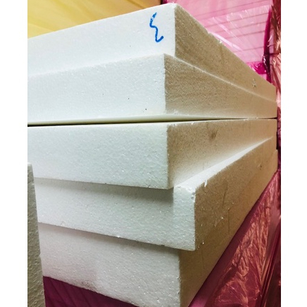 EPS Foam (P Grade) เกรดลามไฟ ขนาด 60 x 120cm หนา 3 นิ้ว (หนาแน่น 0.65 ปอนด์) ราคาถูก 135 บาท/แผ่น
