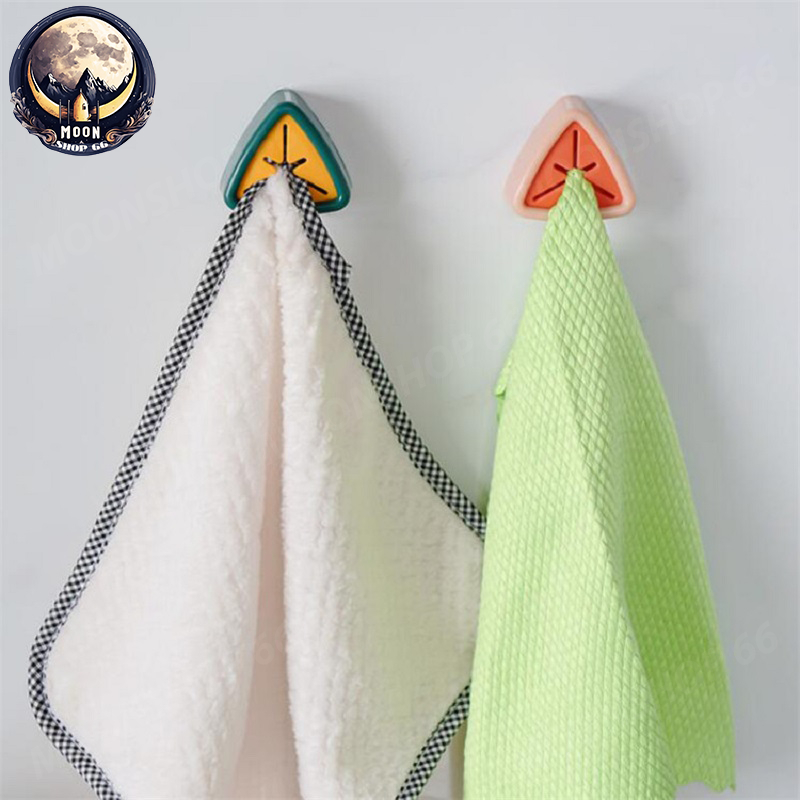 ที่แขวนผ้าติดผนัง ตะขอมัลติฟังก์ชั่ ราวแขวนผ้าเช็ดตัว ตะขออเนกประสงค์ Towel Hook ที่เก็บของในห้องน้ําห้องครัว