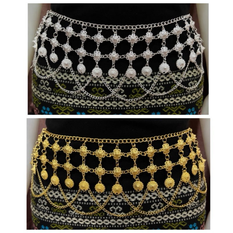 เข็มขัดตุ้งติ้งใส่กับชุดไทยชุดล้านนาสวยๆ