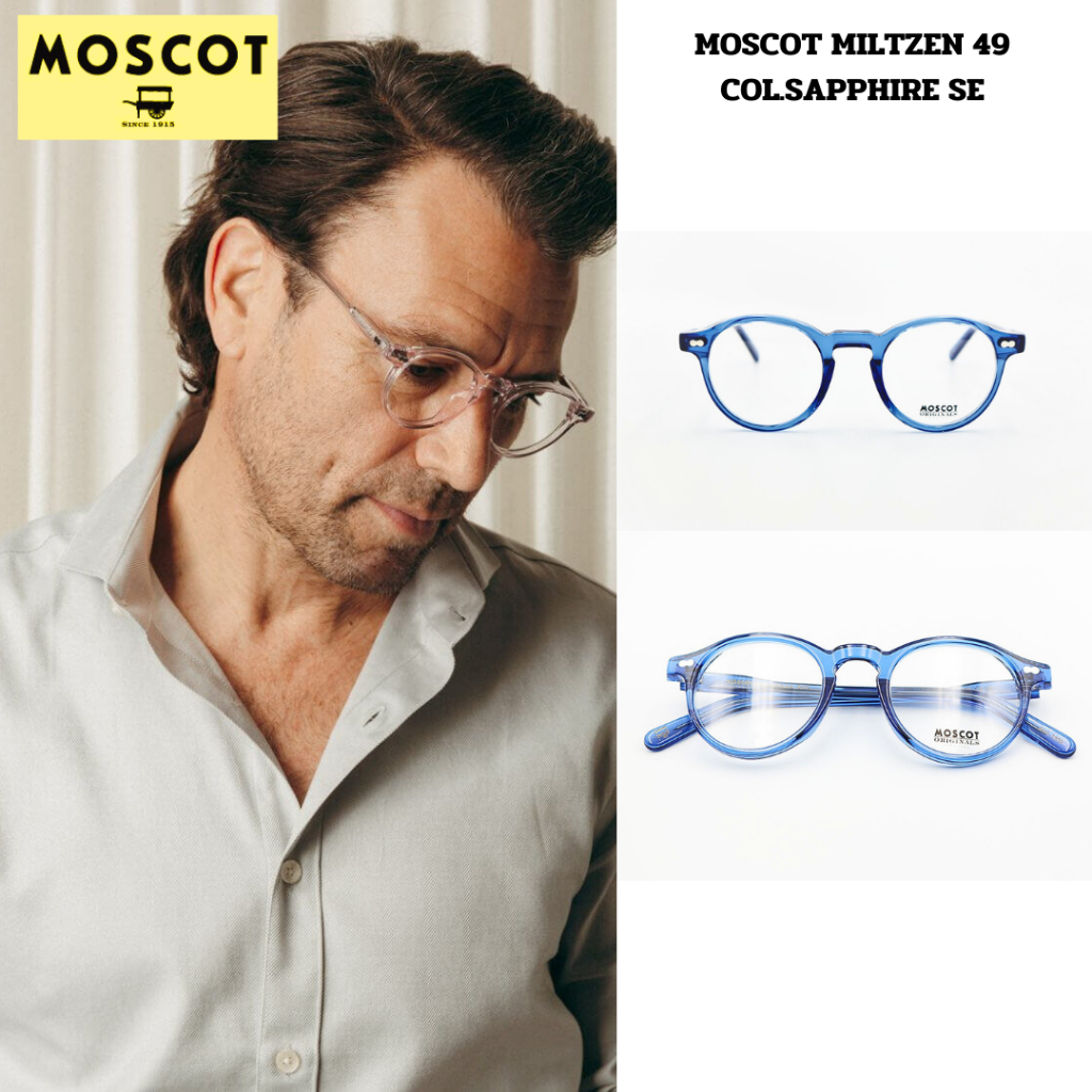 แว่นตา Moscot Miltzen 49 Col.Sapphire se