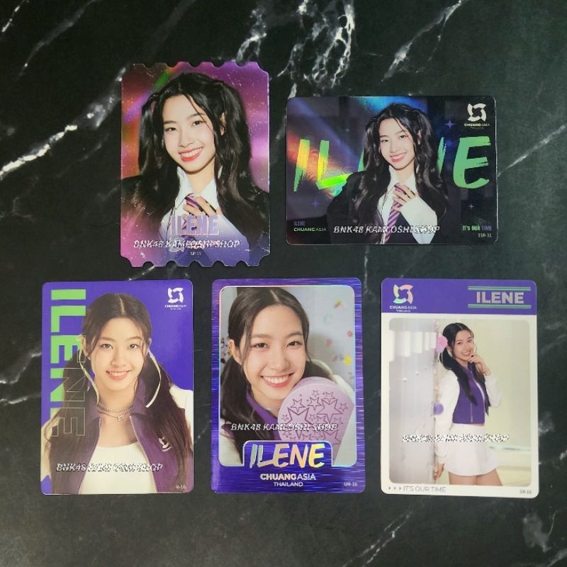 การ์ด Ilene Mindy ไอลีน มินดี้ ver1 เซต5ใบ Chuang Asia card SP+SSR+UR+SR+R ( chuangasia Thailand 202