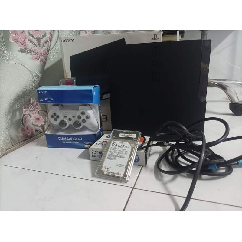 PlayStation 3 มือสอง พร้อมแปลงเล่นสองระบบ แถมจอยและhddพร้อมลงเกมส์