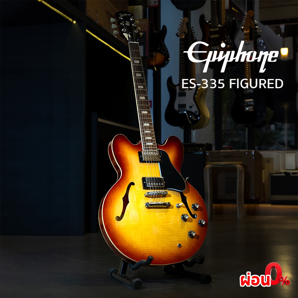 Epiphone ES-335 Figured กีต้าร์ไฟฟ้า รุ่น ES335 Electric Guitar +ประกันศูนย์ 1 ปี Music Arms