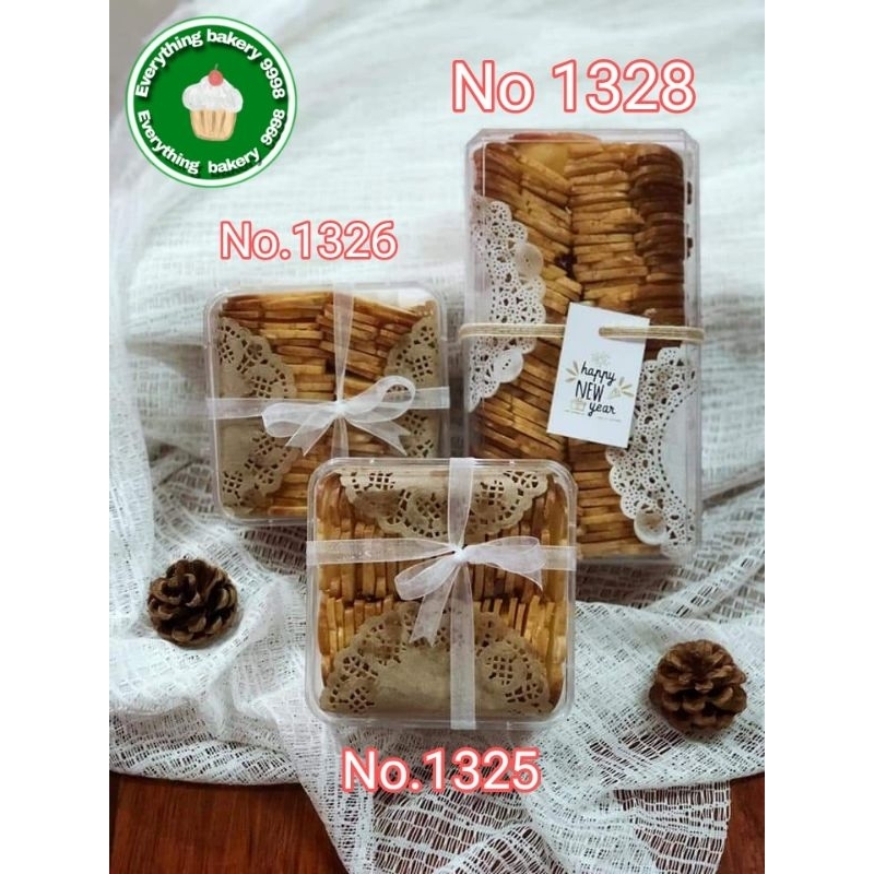 (1ใบ)✅กล่องสี่เหลี่ยมNo.1325/1326/1328