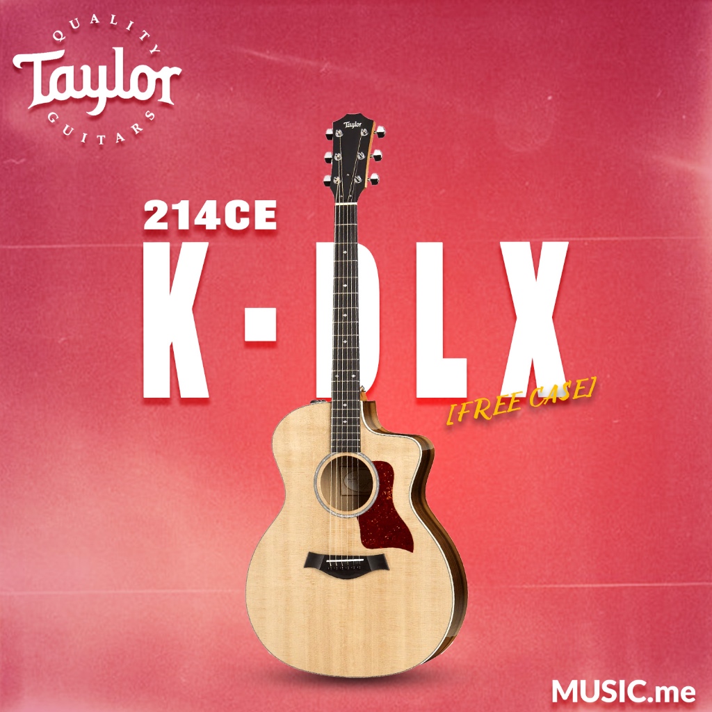 TAYLOR 214CE-K-DLX [FREE CASE]
