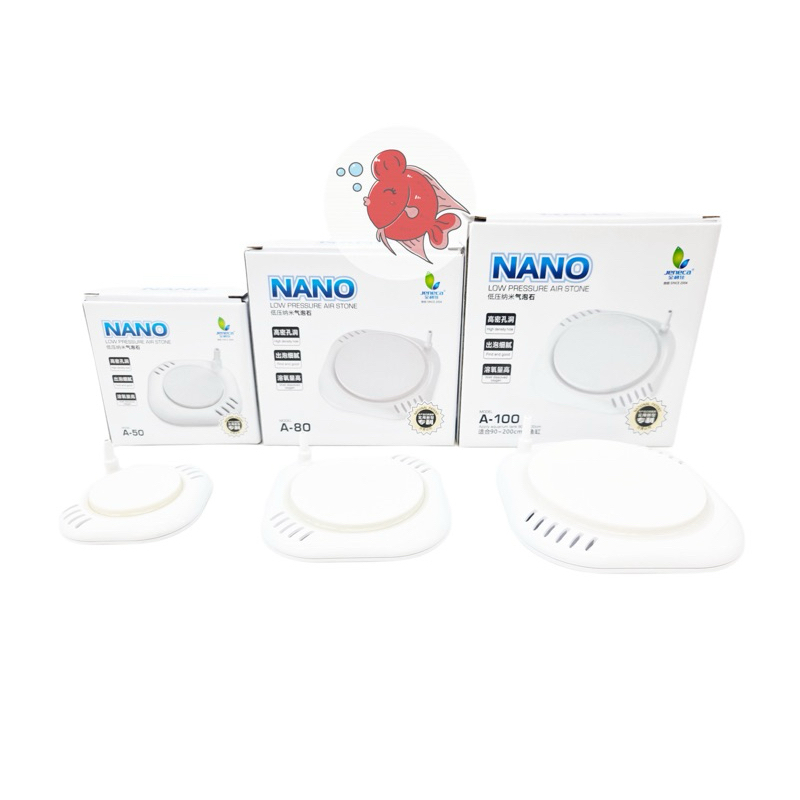 หัวทราย หัวออกซิเจน Jeneca Nano แบบฟองละเอียด ใช้งานง่าย ให้ออกซิเจนได้อย่างดี ใช้กับ ปั๊มออกซิเจน ปั๊มลม ได้ทุกประเภท