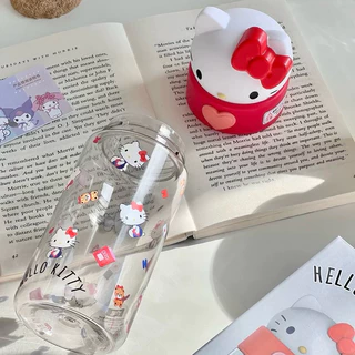 พร้อมส่ง🌈 ขวดน้ำ Hello Kitty กระบอกน้ำ ขวดใส คิตตี้ น่ารัก ใส่เครื่องดื่ม ใส่ของจุกจิก เลโก้ water bottle 71025