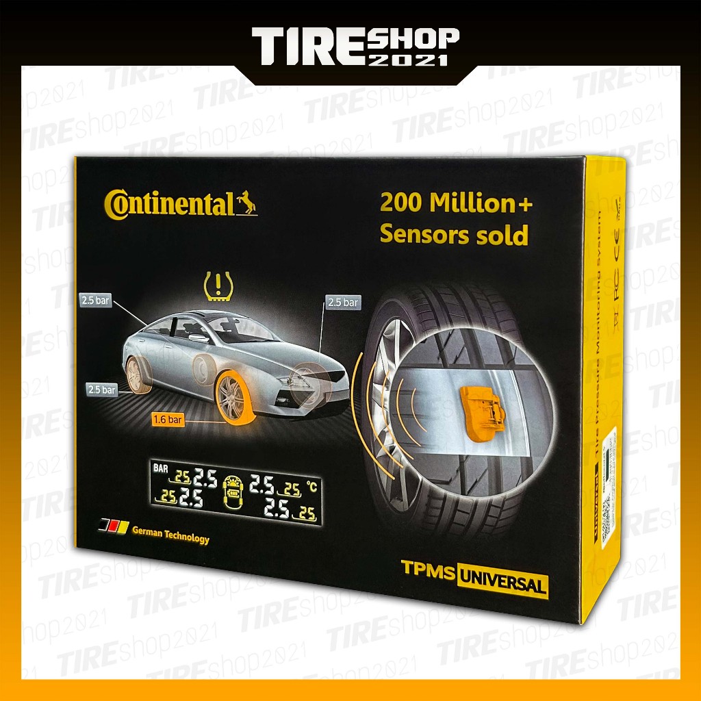 เครื่องตรวจวัดลมยางดิจิทัลแบบติดตั้งภายในล้อรถยนต์ แบรนด์ CONTINENTAL รุ่น CONTIS-C30 (TPMS)