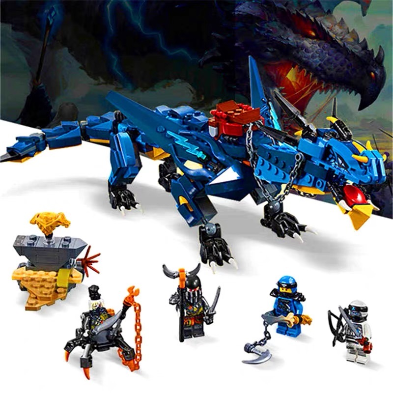 นินจาโก ตัวต่อมังกร Ninjago ของเล่นเด็กผู้ชา ยของเล่นเด็ก diyตัวต่อของเล่นเด็ก