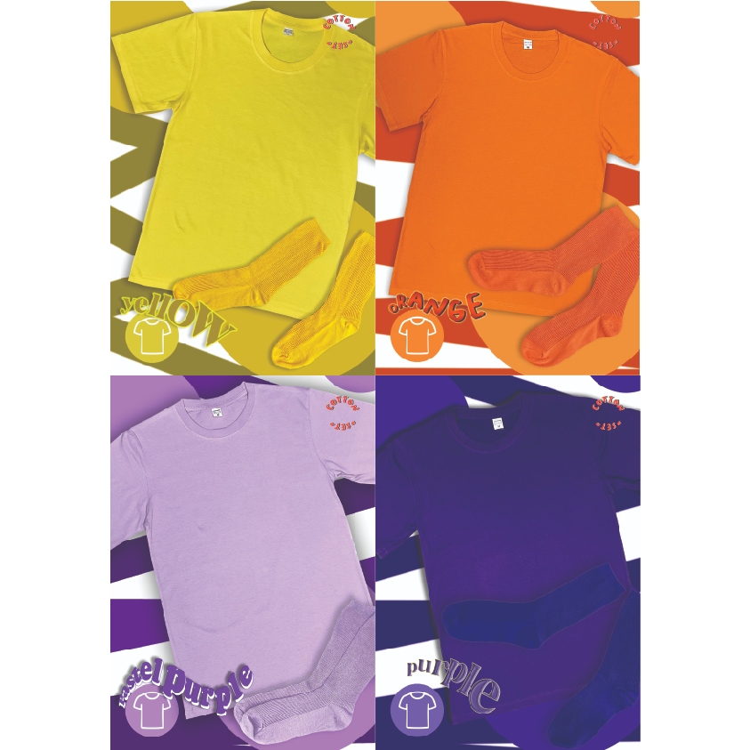 CottonSet : T-shirt&socks party style ;)