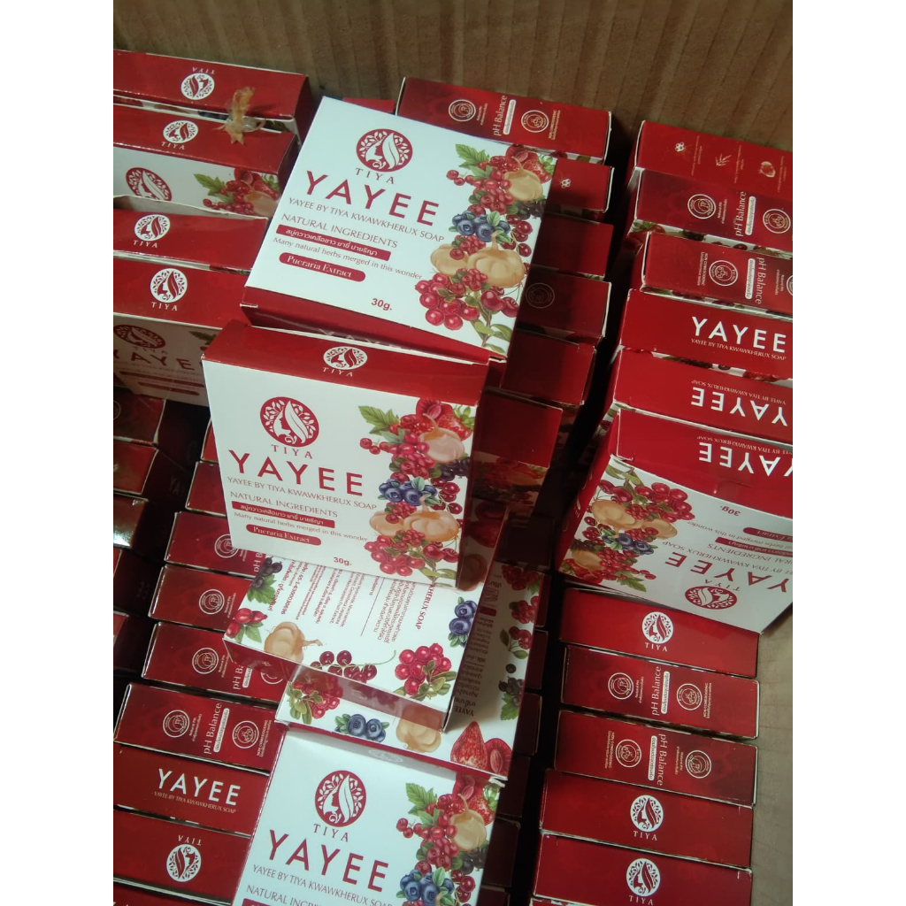 สบู่ยาหยี YAYEE by Tiya สบู่กวาวเครือ สบู่อนามัย ล้างจุดซ่อนเร้น 30 กรัม