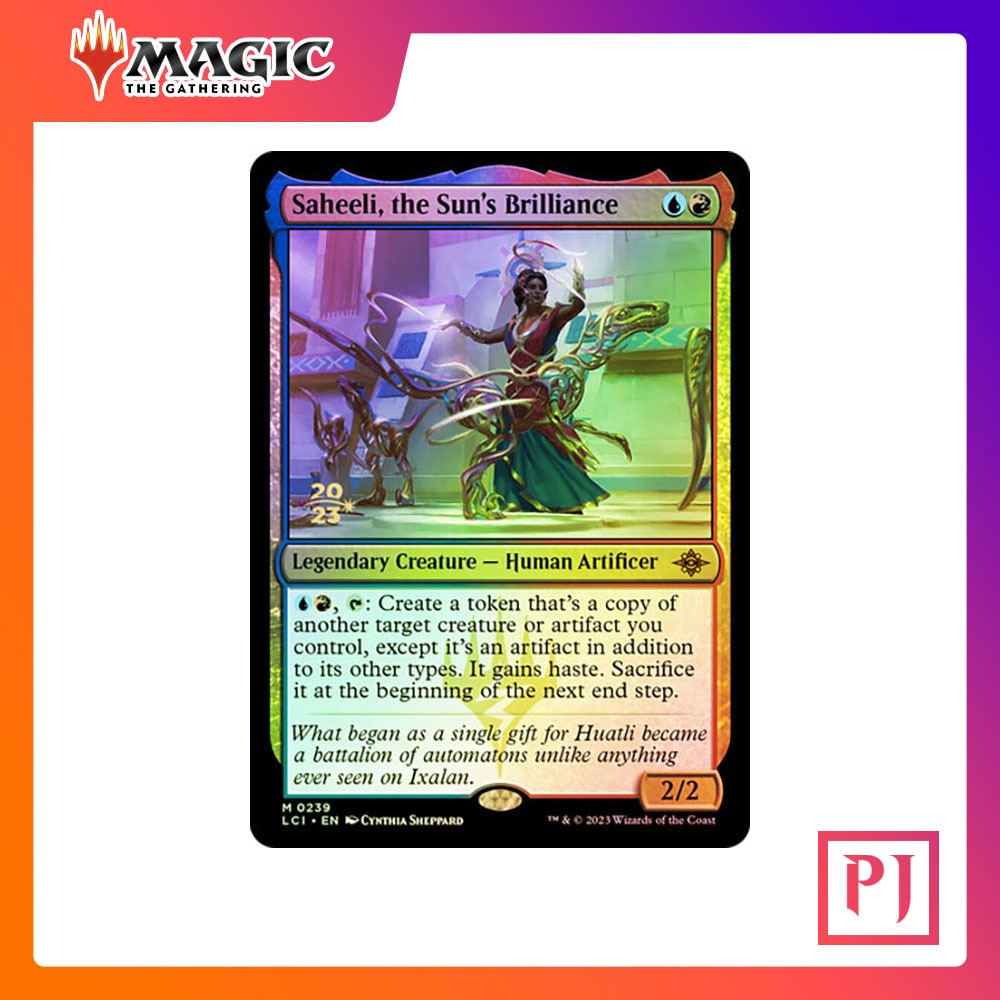 [MTG] Saheeli, the Sun's Brilliance (Prerelease) [LCI] [MULTI] [MYTHIC] [FOIL] [ENG] (การ์ดเมจิค / M