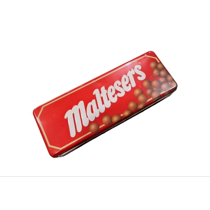กล่องเหล็กสังกะสี, รุ่นเก่าสะสมMaltesers Contents made by Mars Confectionery slough Londonราคา 650 บ