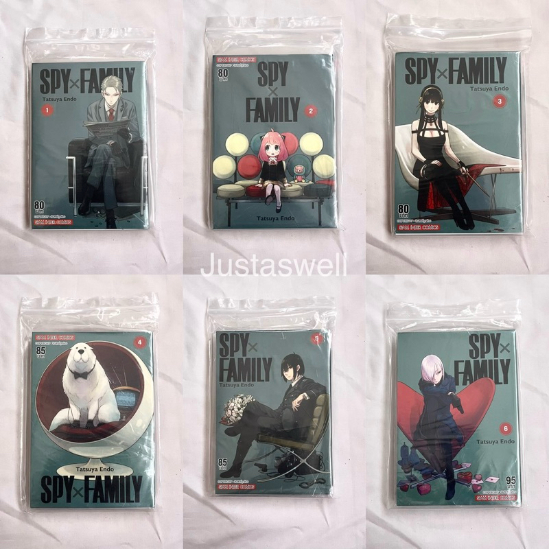 (✅มือสอง สภาพ99%) มังงะ spy x family เล่ม 1-6