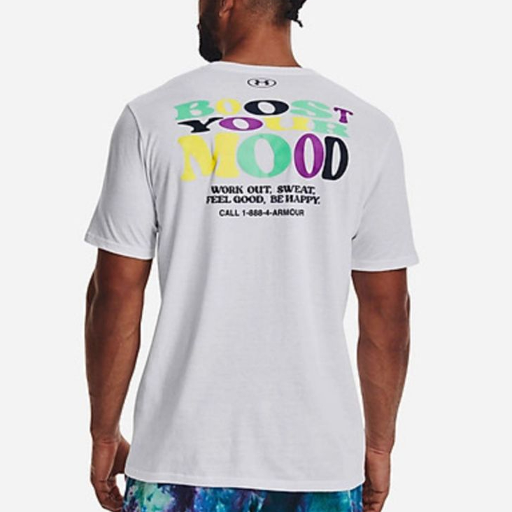 เสื้อยืด Under Armour Boost Your Mood Short Sleeve เสื้อยืด UA สินค้าแท้ 100%