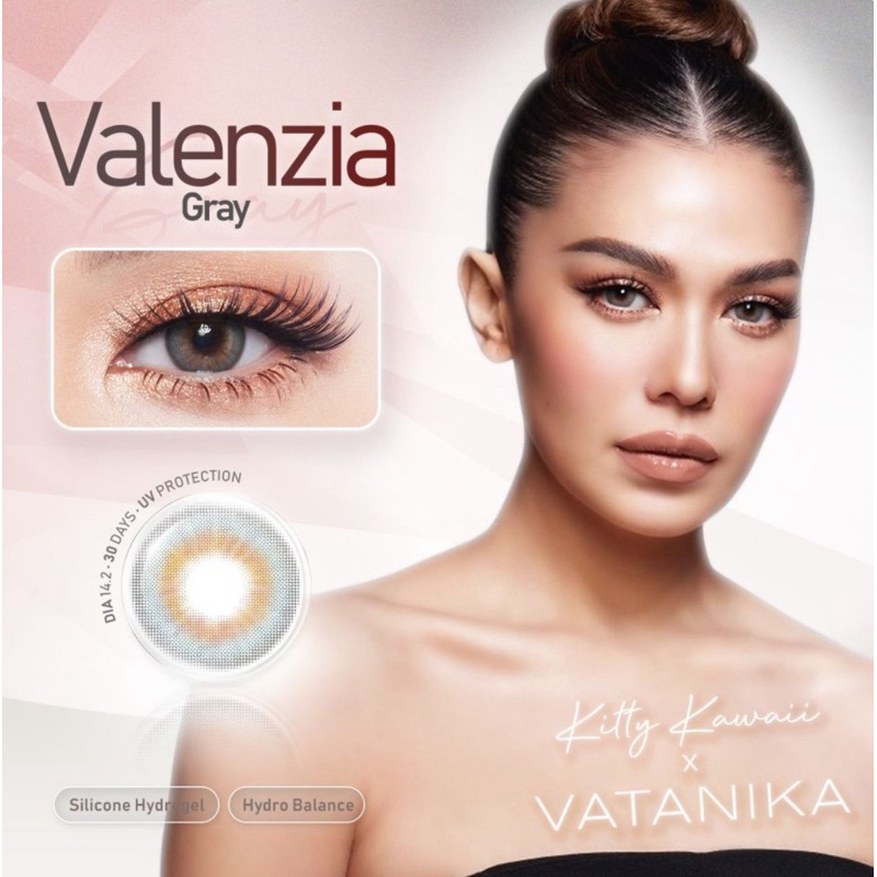 [ส่งไวนะสาจ๋า] Vatanika Lens สี Valenzia Gray 🔘🩶 คอนแท็กเลนส์ คุณแพร วาทานิกา