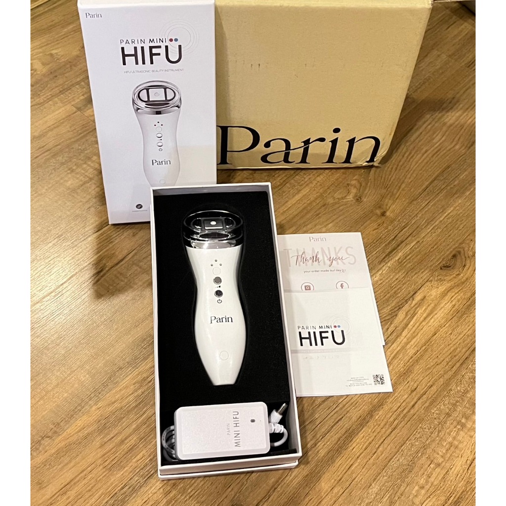 Parin Mini HIFU เครื่องยกกระชับใบหน้า ปรับหน้าเรียว ยกกระชับผิว มือสองสภาพใหม่ มือสองสภาพดี