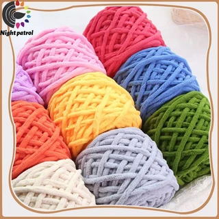 เส้นด้ายถัก สีพื้น 1 ply 100 กรัม   ถักมือโครเชต์ DIY พร้อมส่งจากไทย