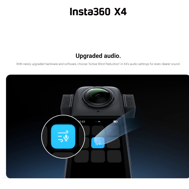 Insta360 X4 Mic Wind Muff รับประกัน 1 ปี