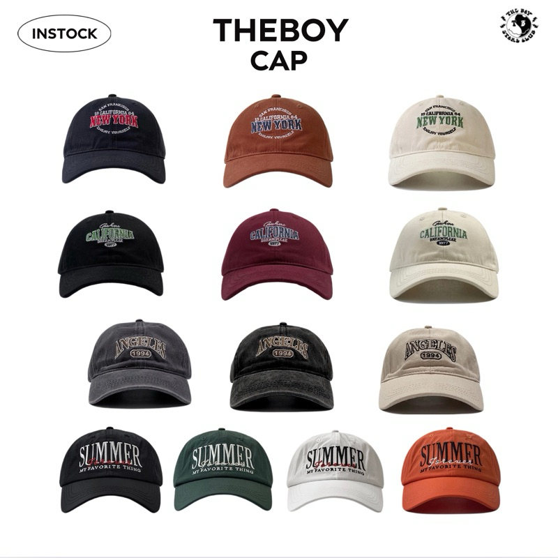 THEBOY- CAP BY THEBOY หมวกแก๊ปงานปักเดอะบอย