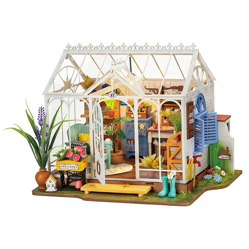 Rolife ของเล่น DIY MINIATURE HOUSE โมเดลประกอบเอง Dreamy Garden House Rolife English version DG163 [พร้อมส่ง]