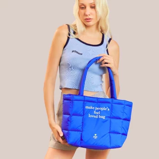 Puffy bag - by memine : กระเป๋านุ่มนิ่มไซค์ใหญ่ New collection