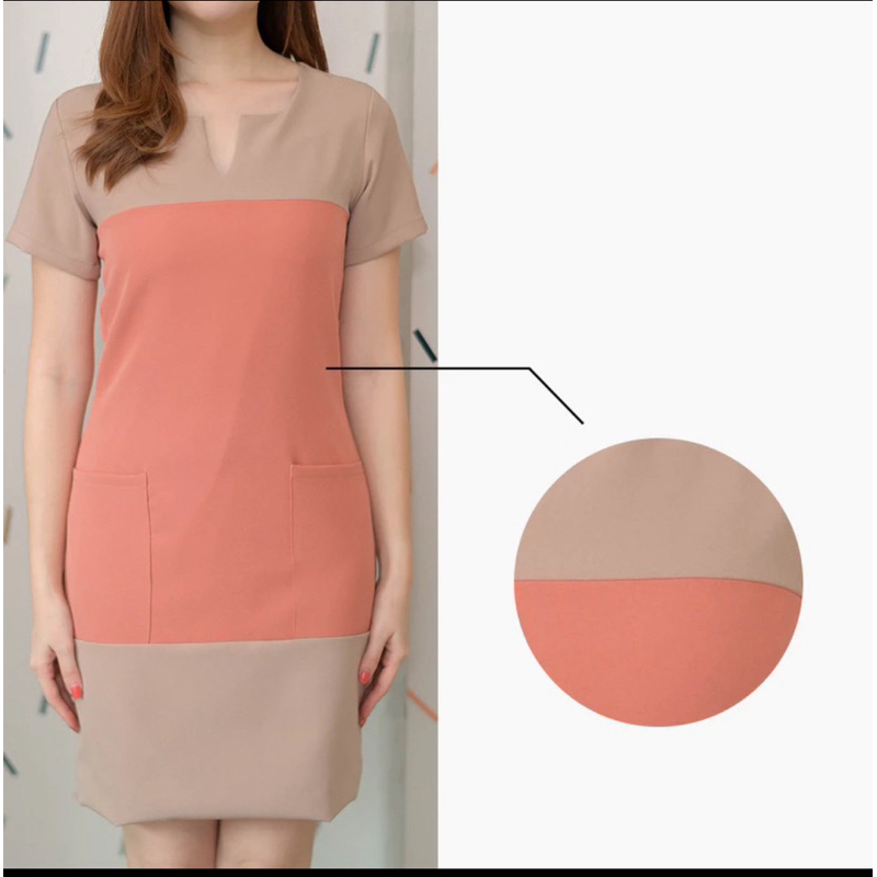 CRAYONBRAND - ชุดเดรส รุ่น Zani dress(มือสองSize:S)