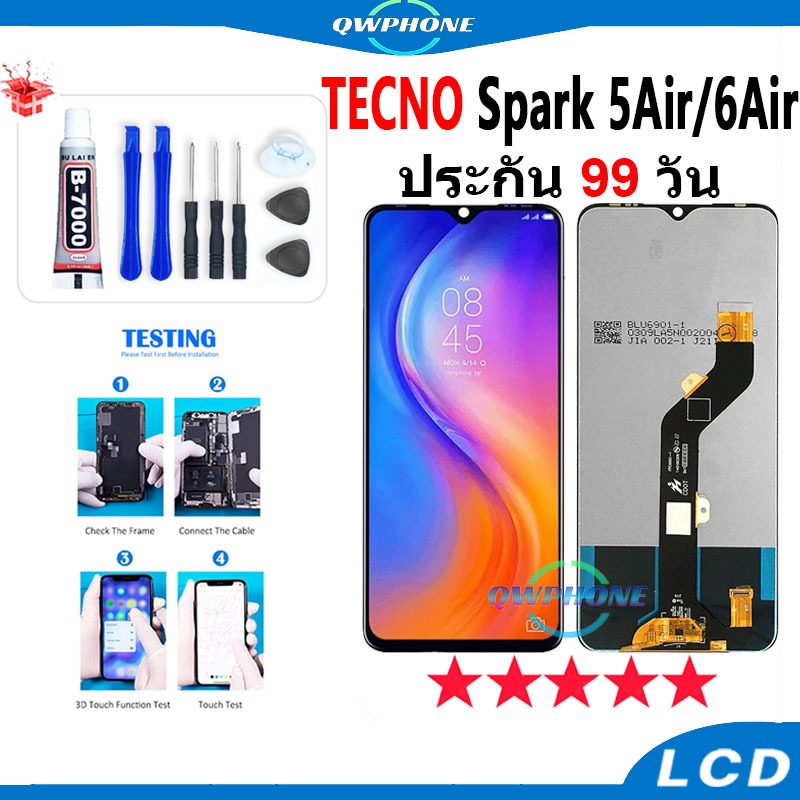 LCD Tecno Spark 5 Air / Spark 6 Air หน้าจอ+ทัช หน้าจอโทรศัพท์ หน้าจอ จอ spark5air / spark6air จอแถมช