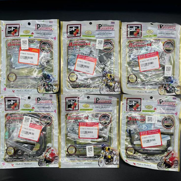 ประเก็นสตอเบอร์รี่ ชุดเล็ก แท้ (มีรุ่นให้เลือก) HONDA/YAMAHA อย่างดี!!สินค้าผลิตจากโรงงานชั้นนำในไทย ราคาถูกมากสินค้าพร้