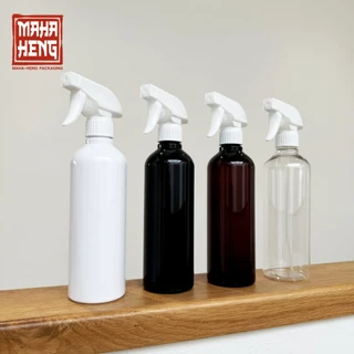 ขวด 500 ML พร้อมหัวสเปรย์ ขวดฟ๊อกกี้ 500 มิลลิลิตร พลาสติก PET มหาเฮง บรรจุภัณฑ์