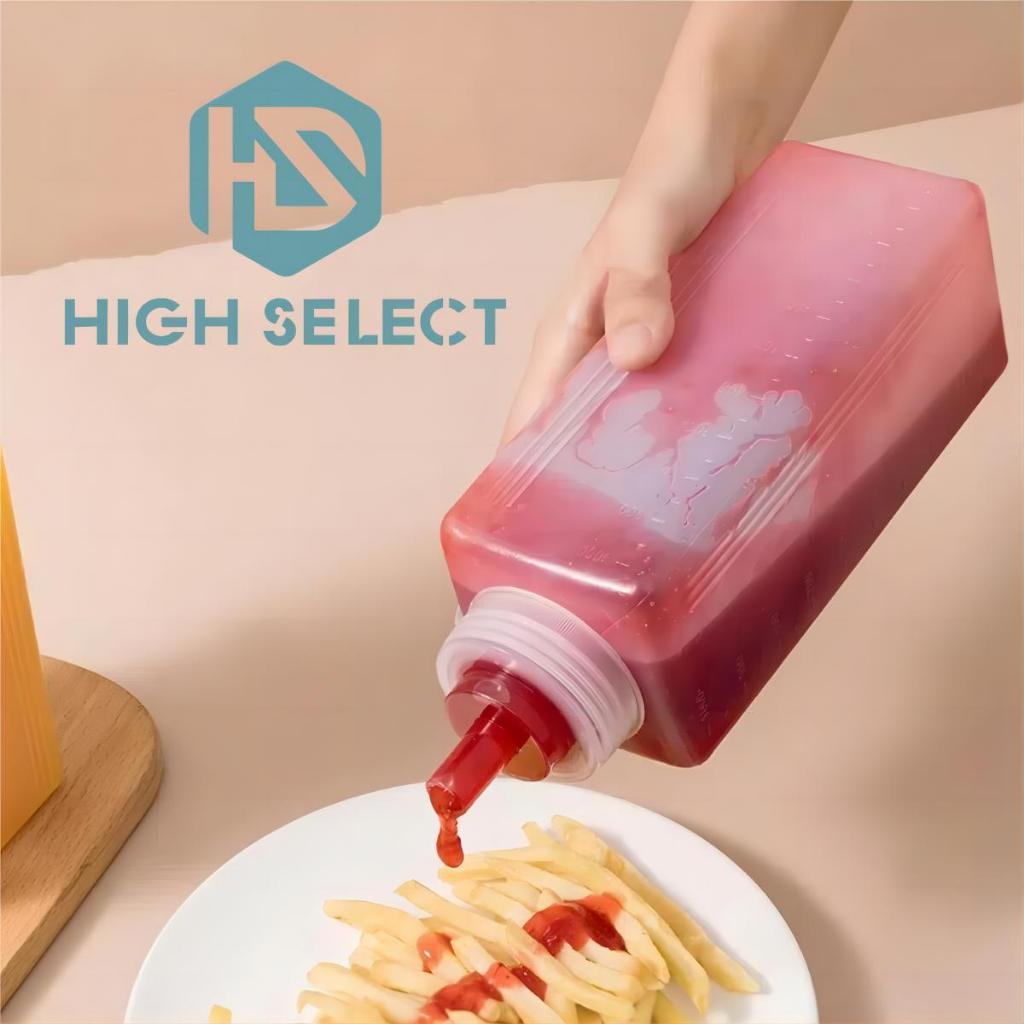 800/1000ML พลาสติก วัสดุ ขวดบีบซอส แยม ซอสมะเขือเทศ ซอสสลัด ขวดซอส