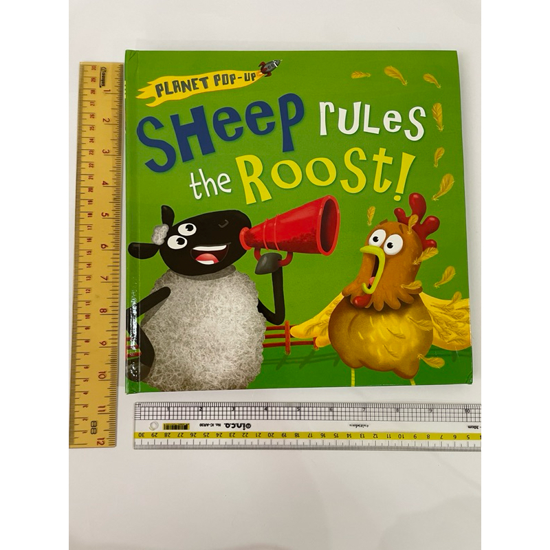 Planet Pop-up SHEEP rules the Roost! หนังสือป๊อบอัพ หนังสือเด็กภาษาอังกฤษ มือสอง