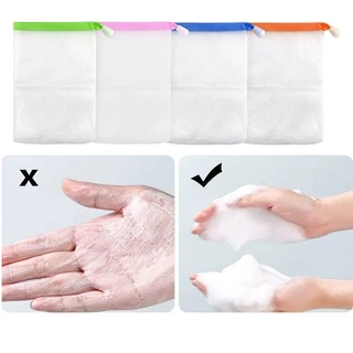 5PCS ถุงตาข่ายตีฟองสบู่ เนื้อนุ่ม ไม่บาดผิว การจัดส่งแบบสุ่มสี ราคาส่ง โฟมให้สัมผัส ละมุน ทำให้คุณรู้สึกผ่อนคลายได้