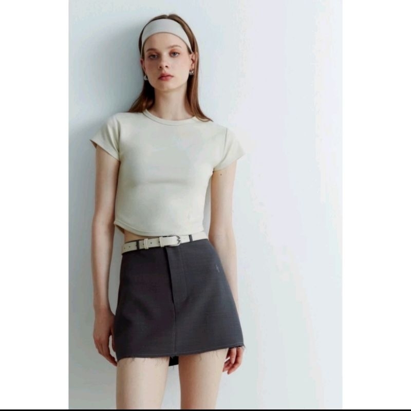 Hounddown capsule tee สี eggshell