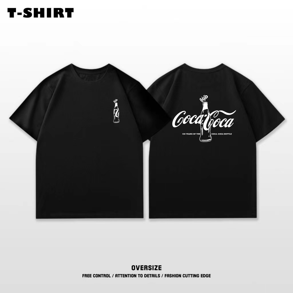 《ใหญ่สุด 5XL》เสื้อยืดสกรีนลาย เสื้อ แฟชั้น เชิตแขนสั้น เชิ้ตสั้น เชิ้ตแฟชั่น