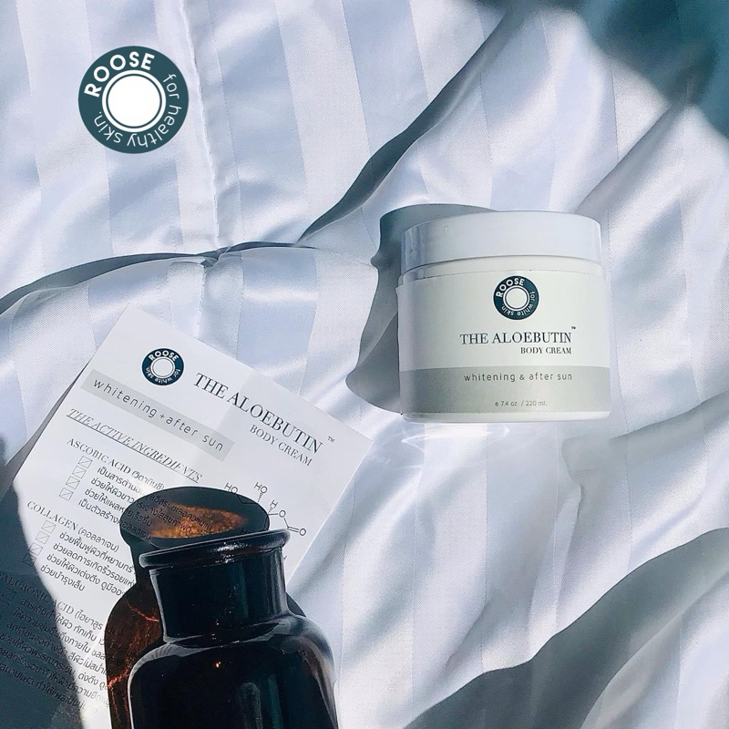 ครีมแก้รอยแผลน้ำเหลืองเสีย | ROOSE - for healthy skin (ผิวขาวขีดสุด + ฟื้นฟูหลังออกแดด) 🌻