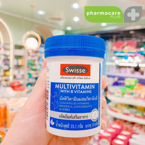 ✨แท้💯ฉลากไทย✨SWISSE Multivitamin With B Vitamins 30 Tablets