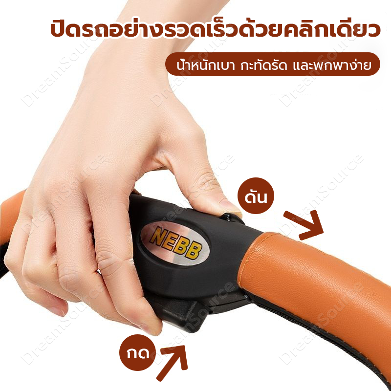 รถเข็นสัตว์เลี้ยงแบบพับได้ สกู๊ตเตอร์แมวและสุนัข รถเข็นสัตว์เลี้ยงแบบพับได้กลางแจ้ง ตะกร้าขนาดใหญ่ วัสดุน้ำหนักเบาและหนา - รูปที่ 3