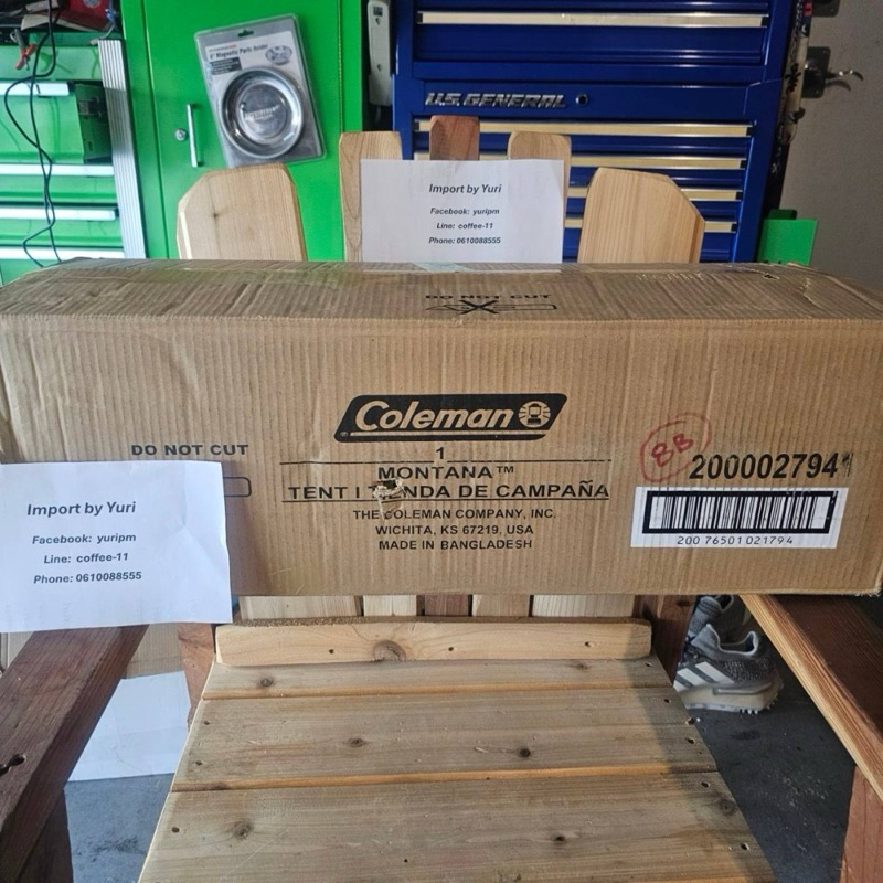 8B-8P Tent-9000 บาท   8 person tent Montana Coleman