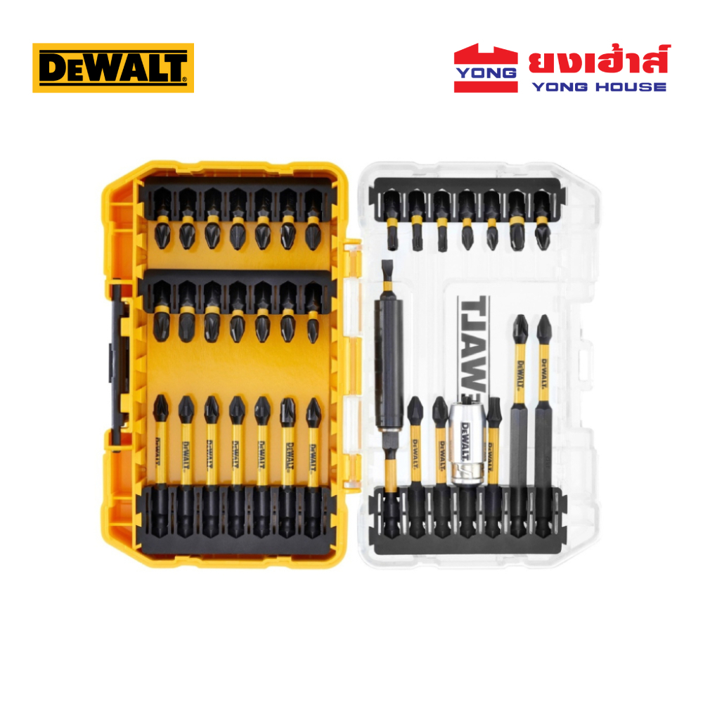 DEWALT ชุดดอกไขควง FLEXTORQ 37 ชิ้น รุ่น DT70731T-QZ ดอกไขควง DT70731T