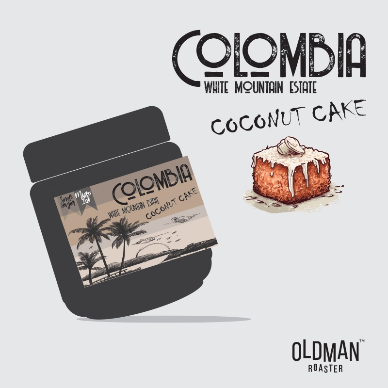 เมล็ดกาแฟ COLOMBIA COCONUT CAKE (คั่วอ่อน)