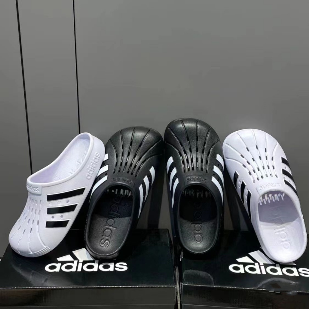 Adidas Adilette Clogs รองเท้าแตะ รองเท้าใส่ในบ้าน กันน้ํา แบบนิ่ม สําหรับผู้ชาย และผู้หญิง