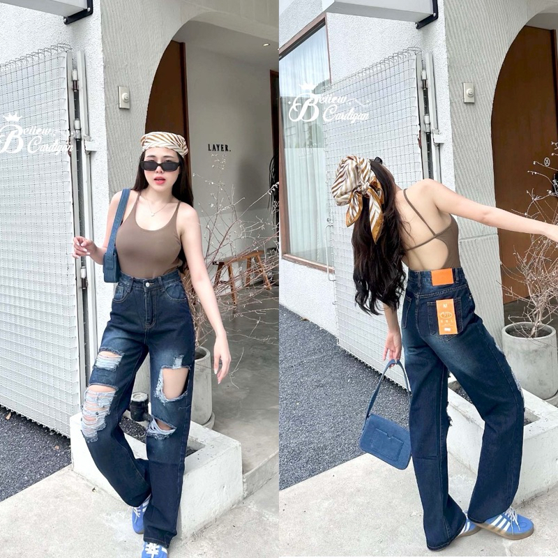 BEIIEW เสื้อบอดี้สูทสายเดี่ยวเรย่อน โชว์หลังคาดเส้นเนื้อผ้านิ่มเด้งไม่ย่นไม่ย้วย แมทได้หลายลุคสุดๆ จะเท่ จะแซ่บ ก็คือเริ