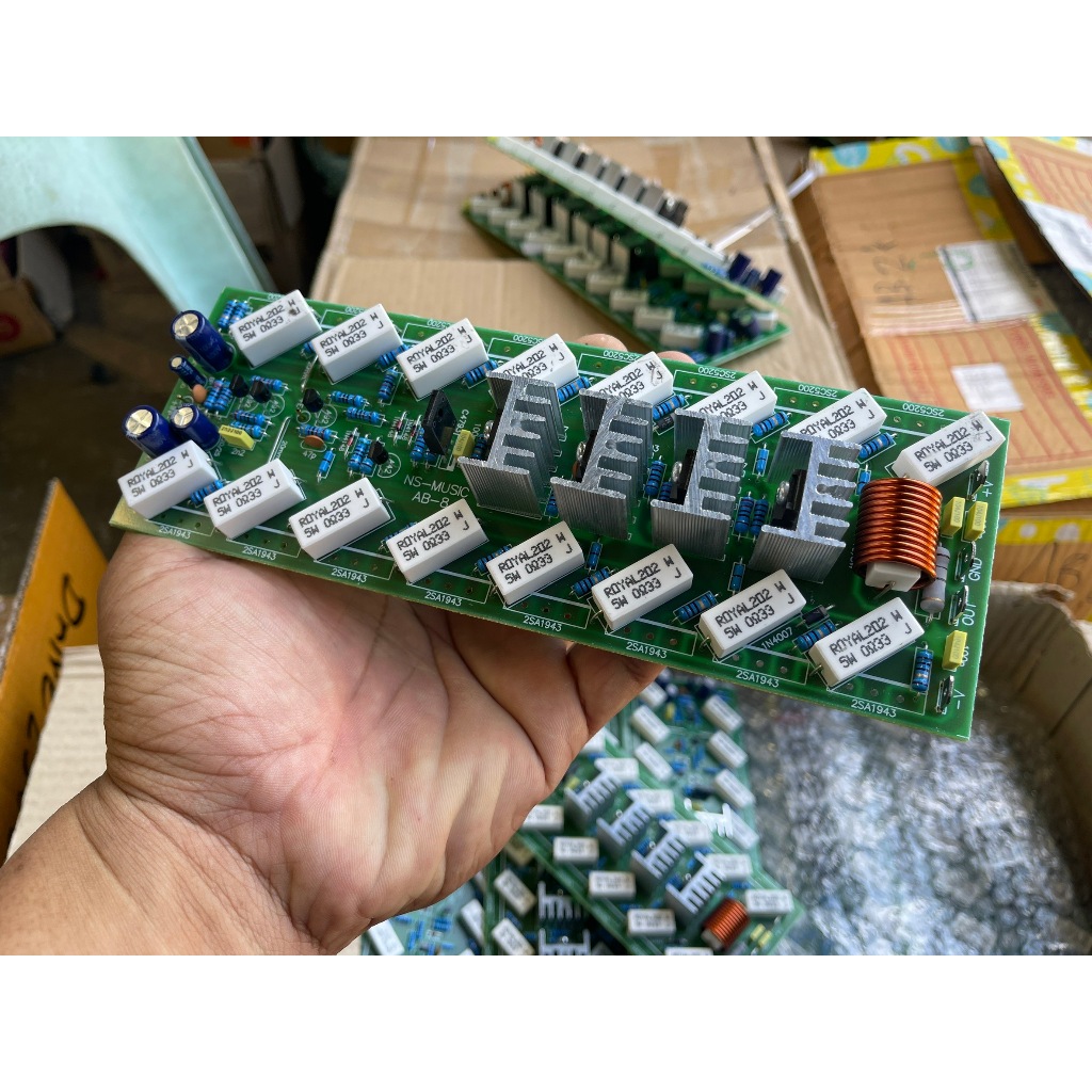 ภาคขยายเสียงAB.กึ่งสำเร็จ ใส่TR.5200-1943ใช้คู่กับTซิ้ง058A