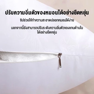 INFUN หมอน หมอนโซฟา หมอนสแควร์ หมอนอิง แฟลกซ์ แกนหมอน หมอนคุณภาพสูงสีขาวบริสุทธิ์ ขนาด30×30/40×40/50×50CM